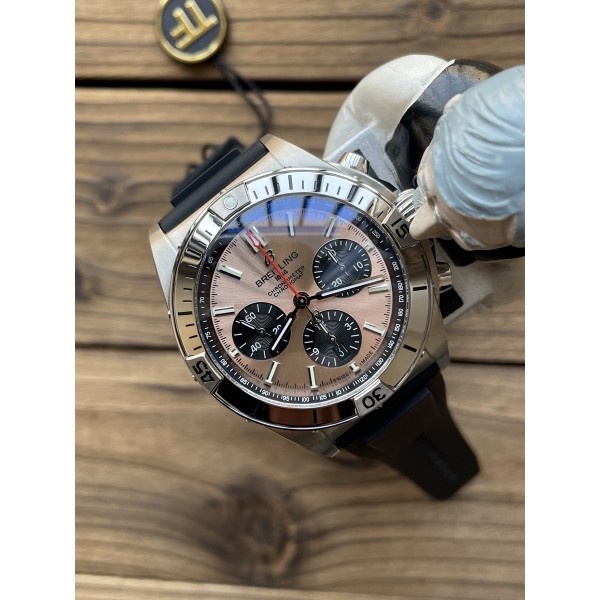 TF 브라이틀링 크로노맷 B01 크로노그래프 42mm 코퍼 다이얼