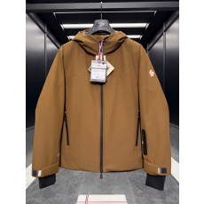 몽클레르 Grenoble GORE-TEX 남성 후드 다운 스키 재킷 브라운