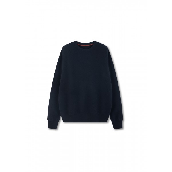 로로피아나 26FW 클래식 라운드넥 네이비